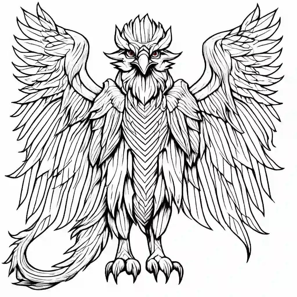 Gryphon coloring pages